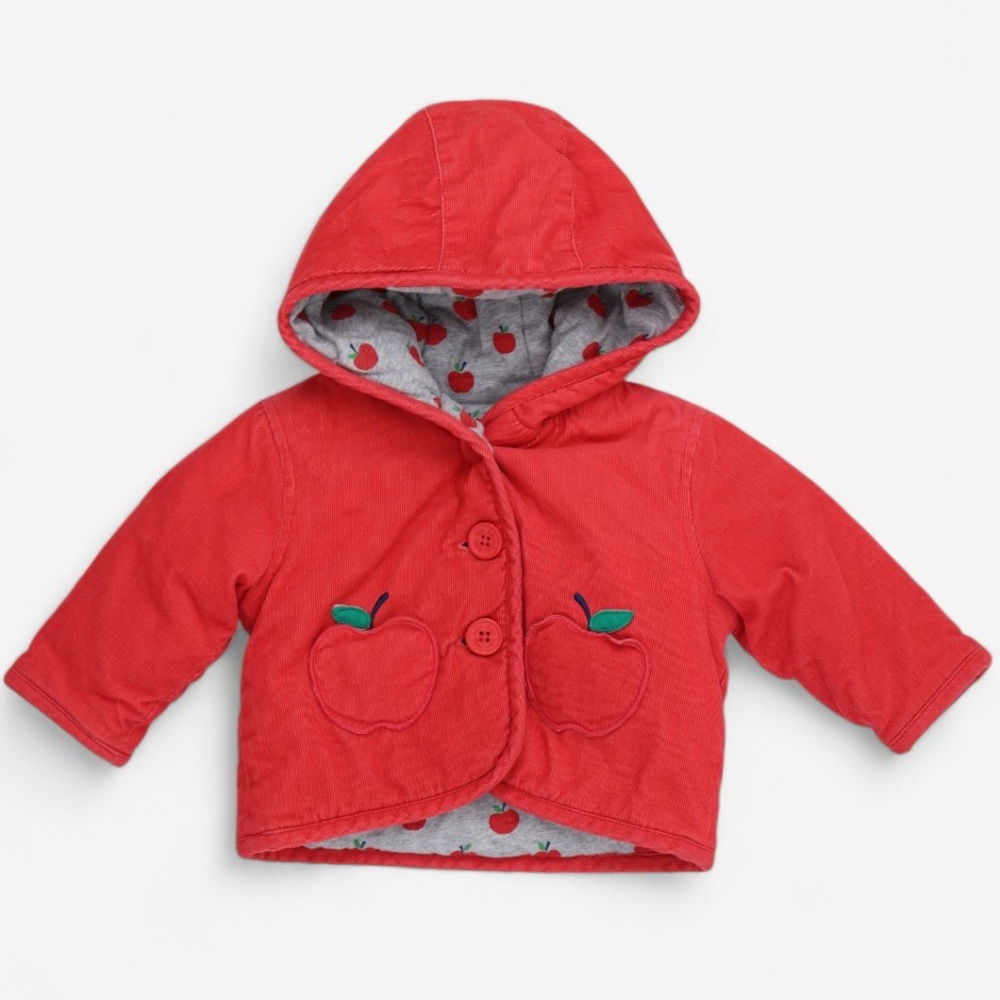 Baby Boden Corduroy Apple Fall Jacket
